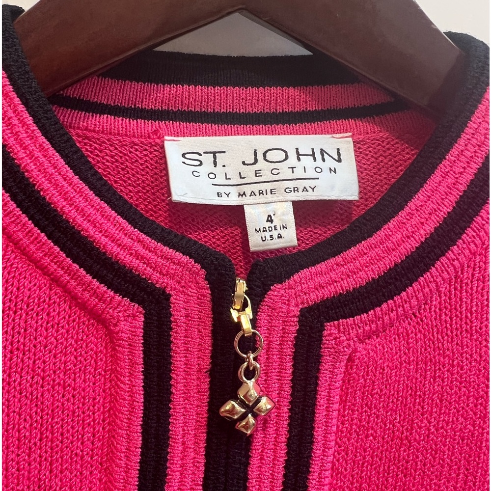 Saint johns zip up jacket/knit sweater - Picture 2 of 6